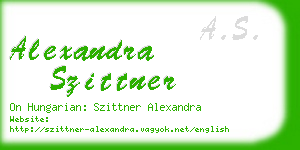 alexandra szittner business card